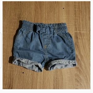 $3 w/ bundle! Chambray Infant Girls Shorts